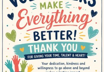 Volunteer appreciation event