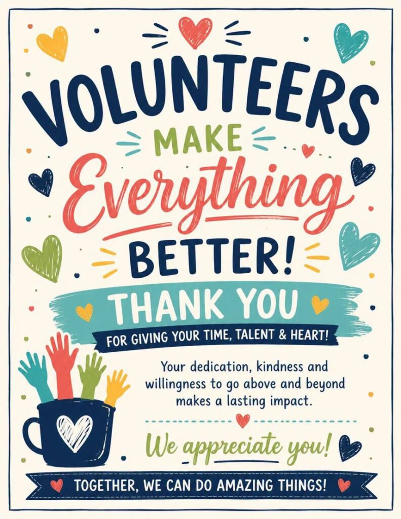 Volunteer appreciation event